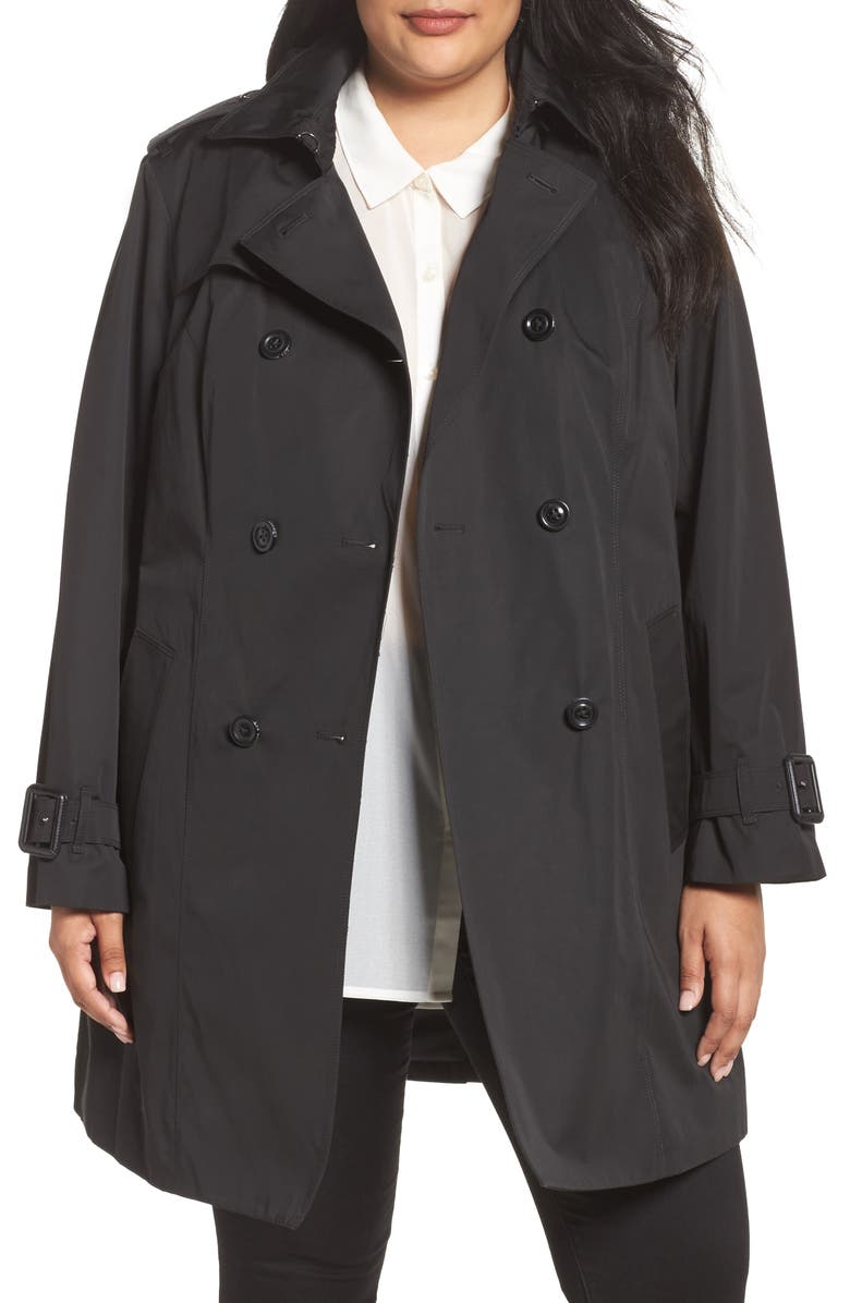 London Fog Heritage Trench with Detachable Liner (Plus Size) | Nordstrom
