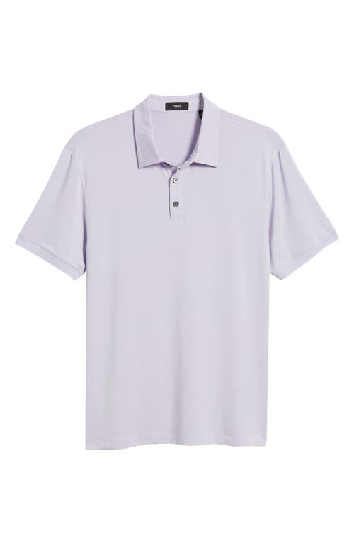 Shop Theory Noran Polo In Soft Iris