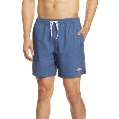 Vineyard Vines Chappy Stripe Swim Trunks, Blue