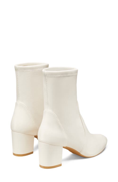 Shop Stuart Weitzman Yuliana Ankle Bootie In Cream