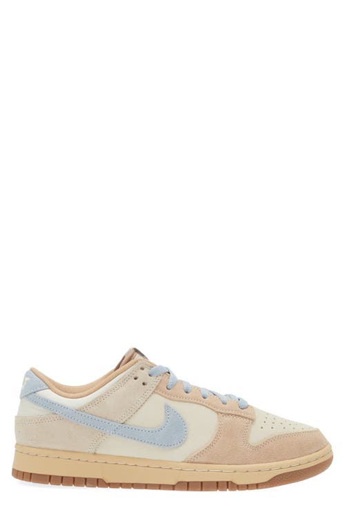 Shop Nike Dunk Low Sneaker In Coconut Milk/light Blue