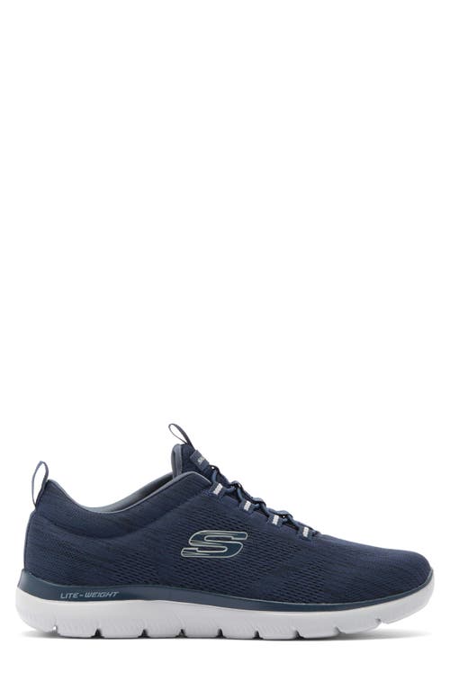 Skechers Summits - Louvin Mens Performance Lifestyle Athletic And Training Shoes In Navy