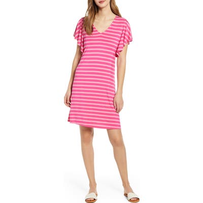 Tommy Bahama Nolina Ruffle Sleeve Dress, Pink