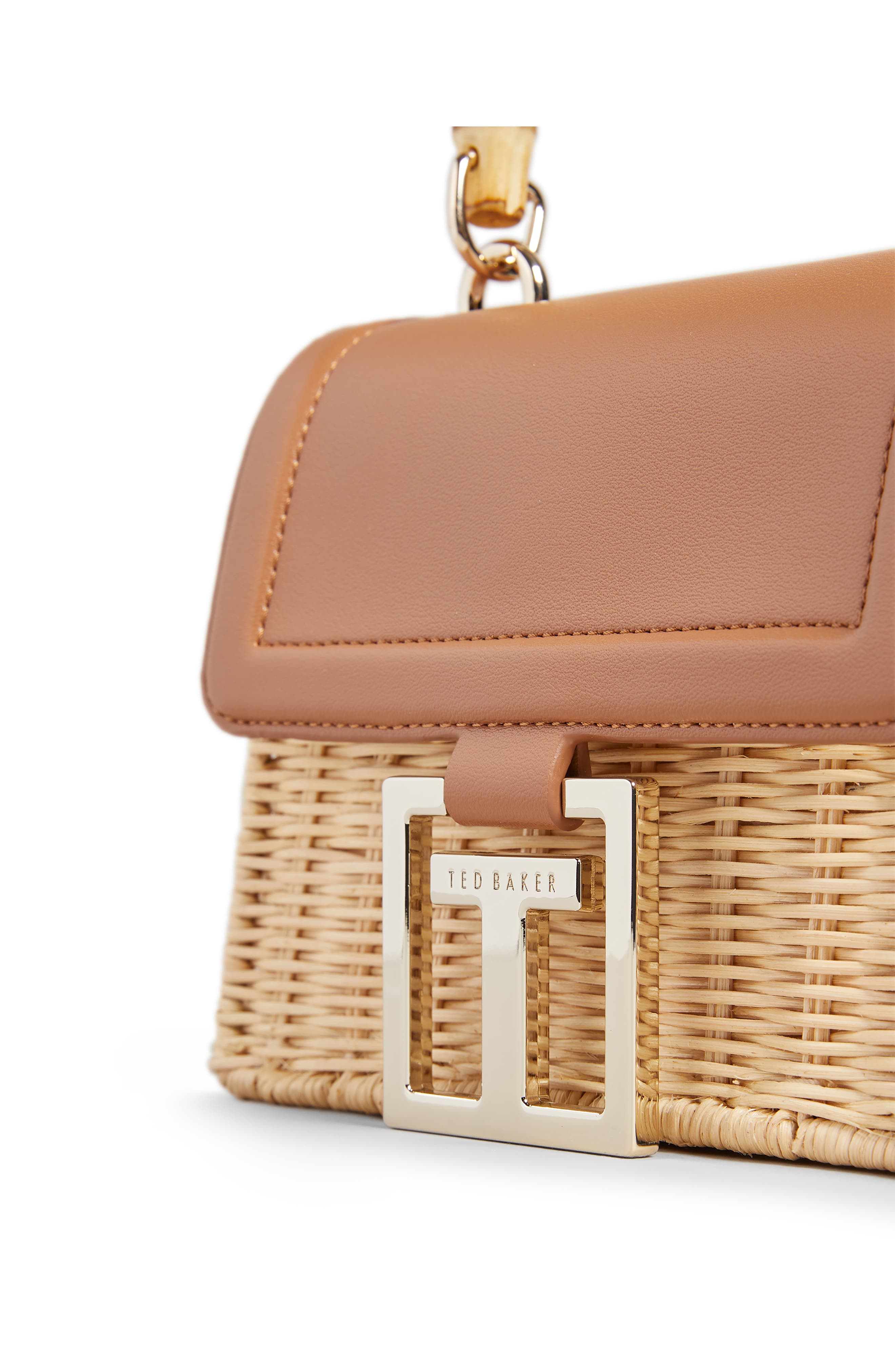 ted baker rattan bag