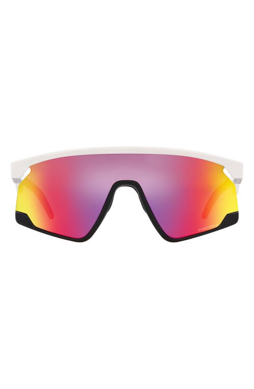Oakley BXTR 39mm Prizm Wrap Shield Sunglasses in White at Nordstrom