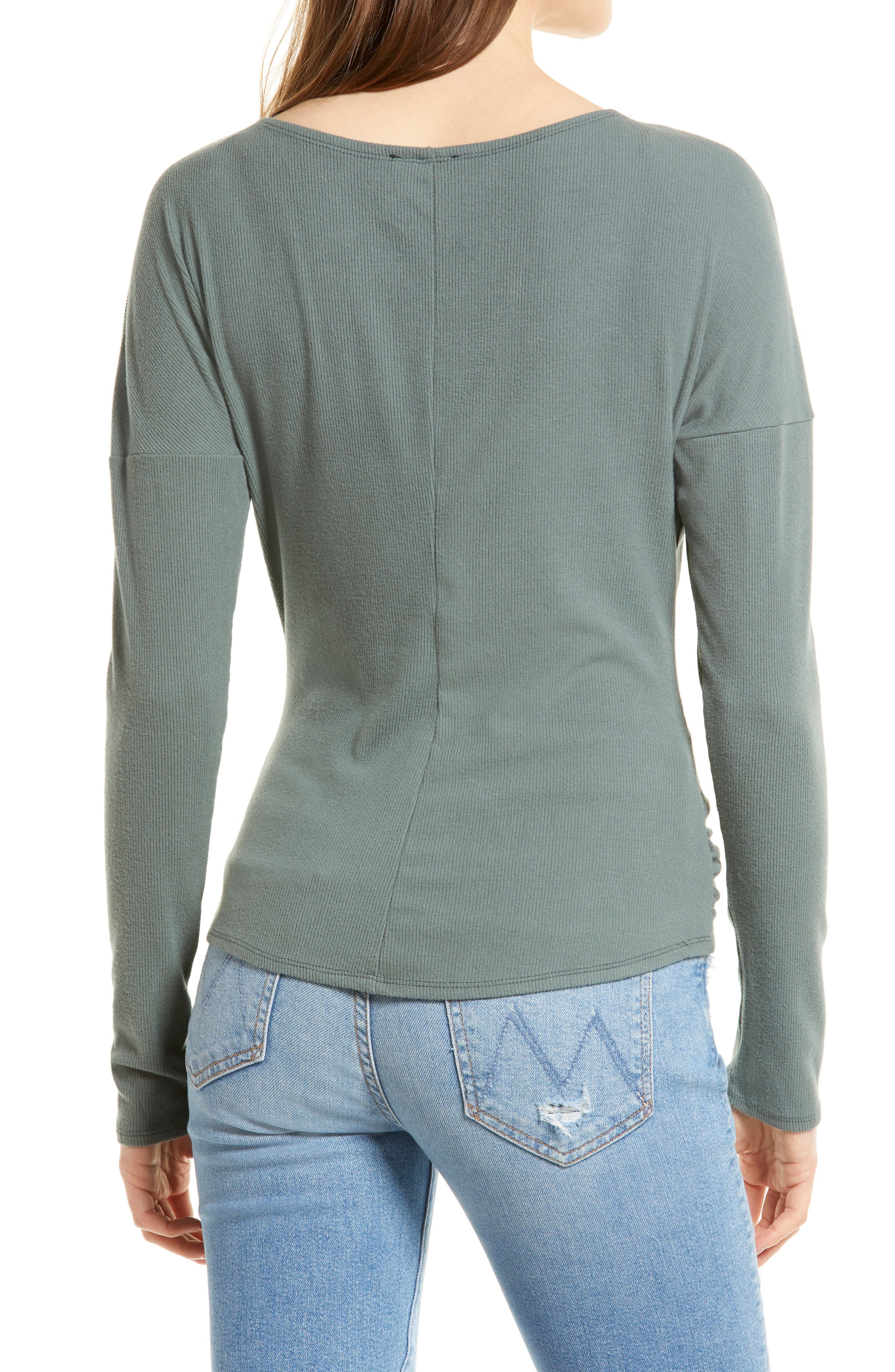 front knit top