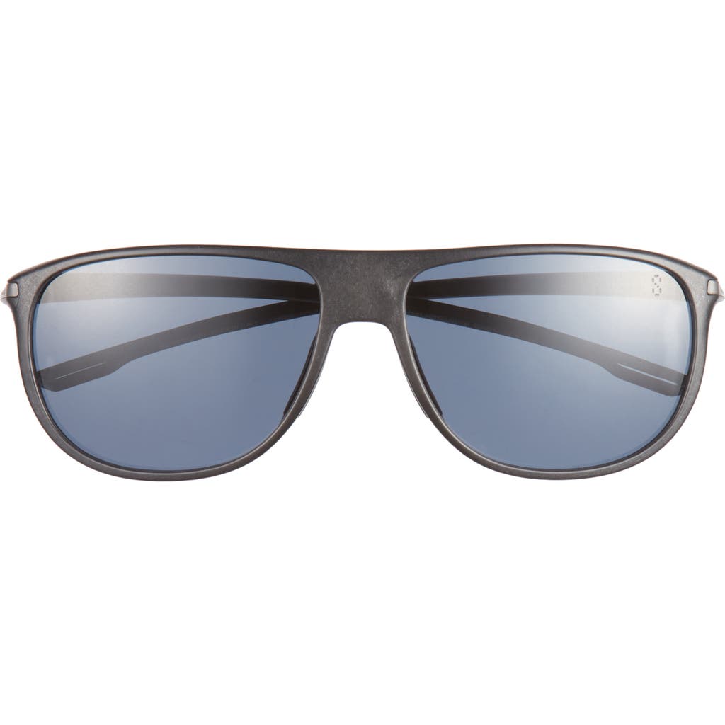 Tag Heuer Vingt Sept 60mm Rectangular Sport Sunglasses In Black/other/blue