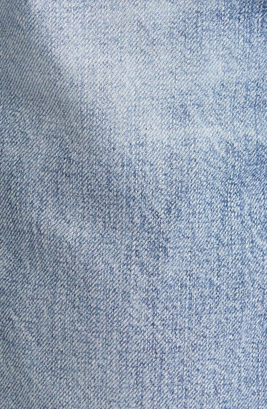 Ag Ex-boyfriend Raw Hem Mid Length Denim Shorts In Myth