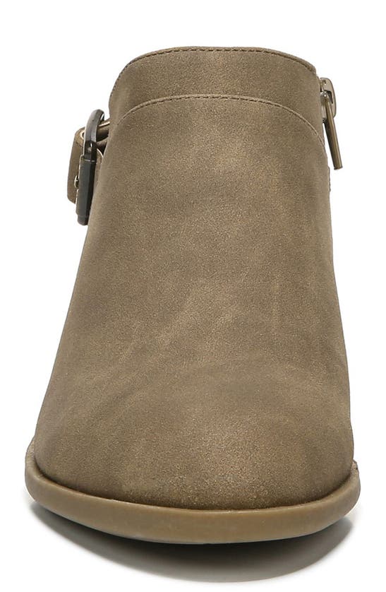 Lifestride Alexi Buckled Ankle Bootie In Mushroom