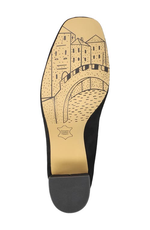 Bella Vita Ode-italy Womens Quilted Leather Slingback Sandals In Black Kidsuede Leather
