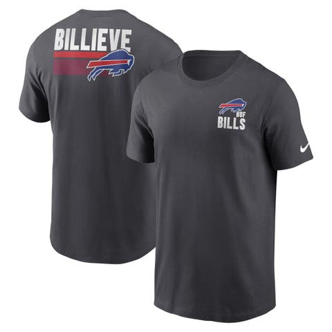 Men's Buffalo Bills Nike Royal Sideline Player UV Performance Long Sleeve  T-Shirt