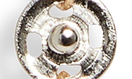 Isshi Button You Up Linear Drop Earrings In Steel