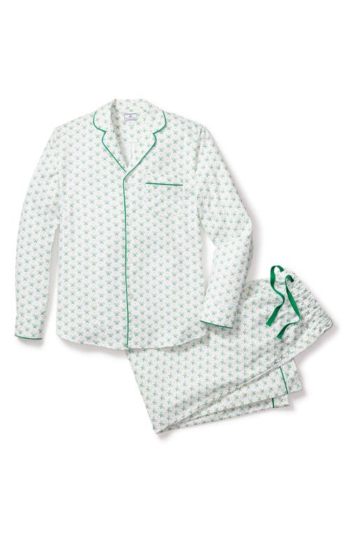 Petite Plume Match Point Cotton Pajamas Green at Nordstrom,