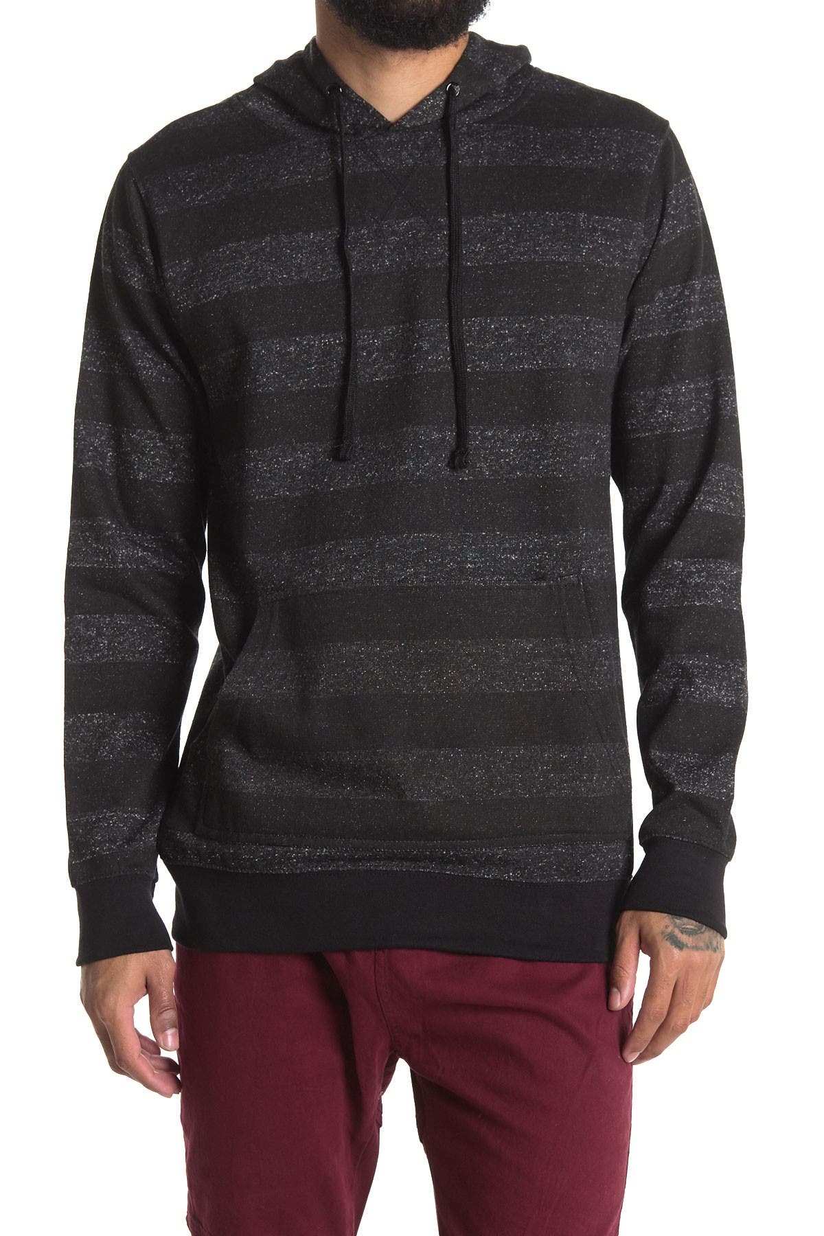 Burnside Fleece Pullover Hoodie In Oxford7