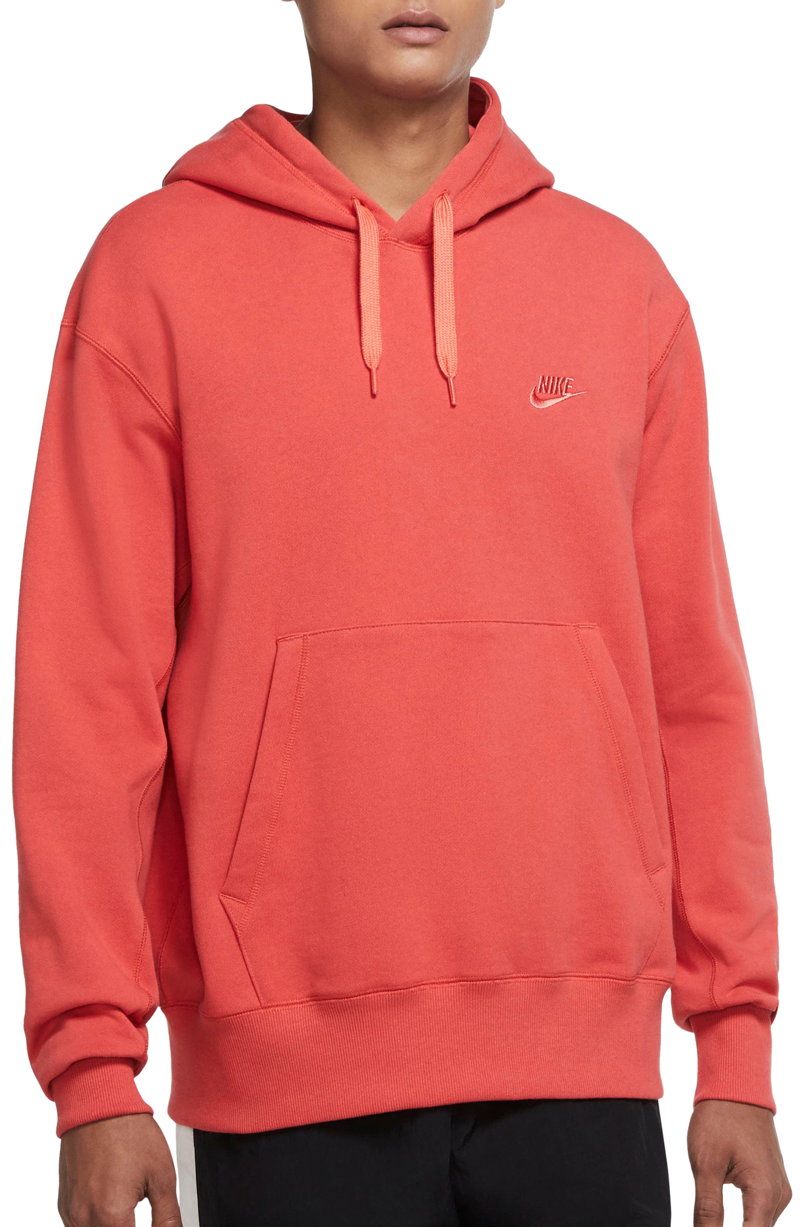 red hoodie men