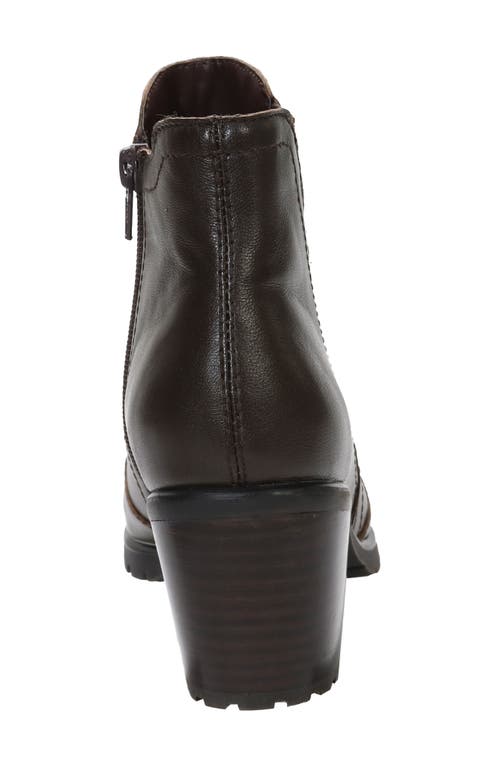David Tate Energy Bootie In Black Lamb