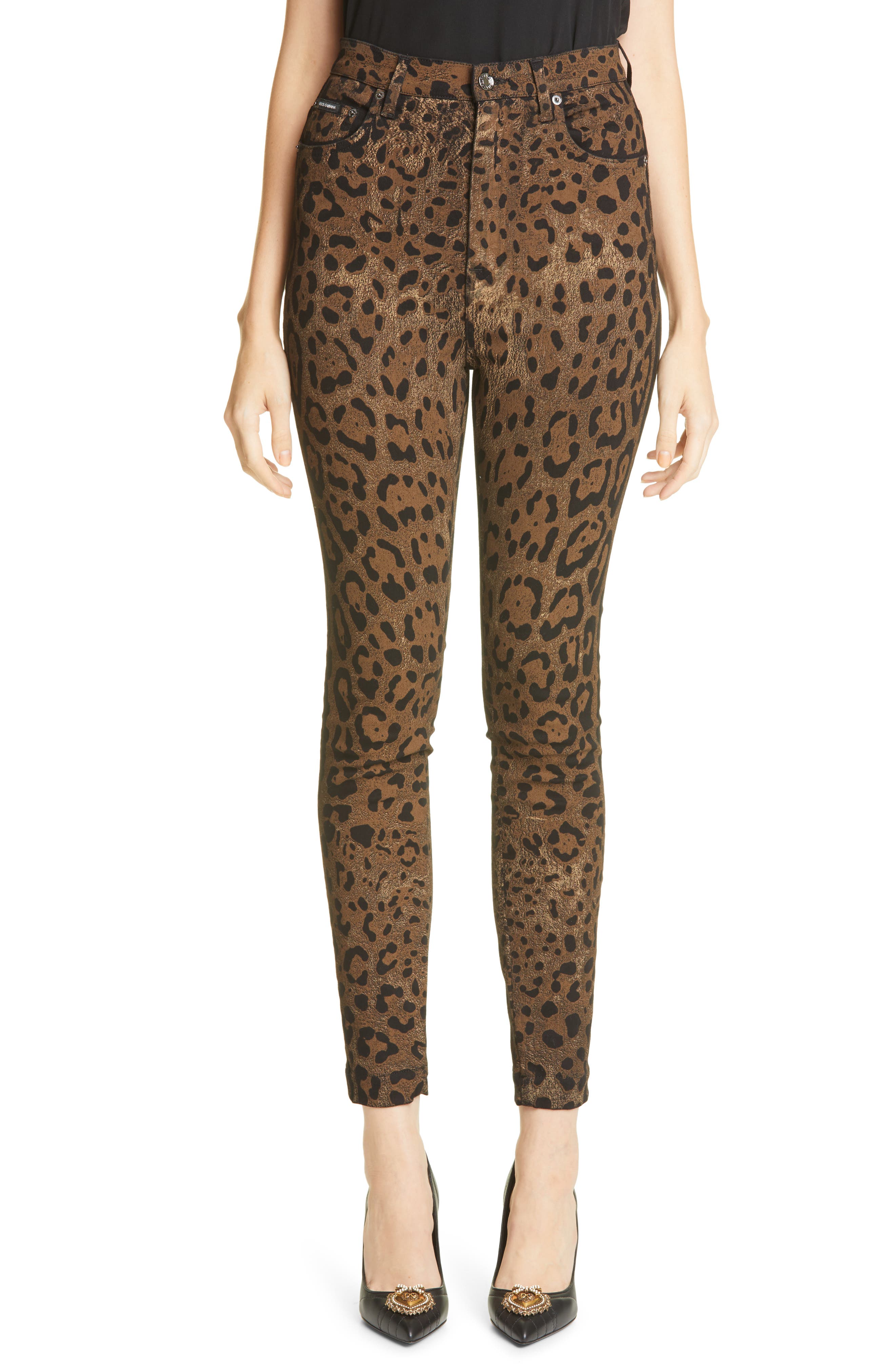 Dolce\u0026Gabbana Grace Leopard Print 