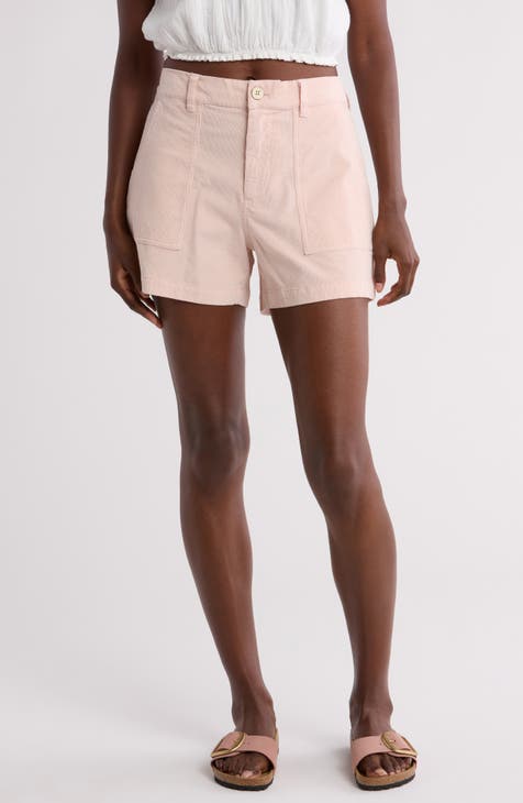 Corduroy Patch Pocket Shorts