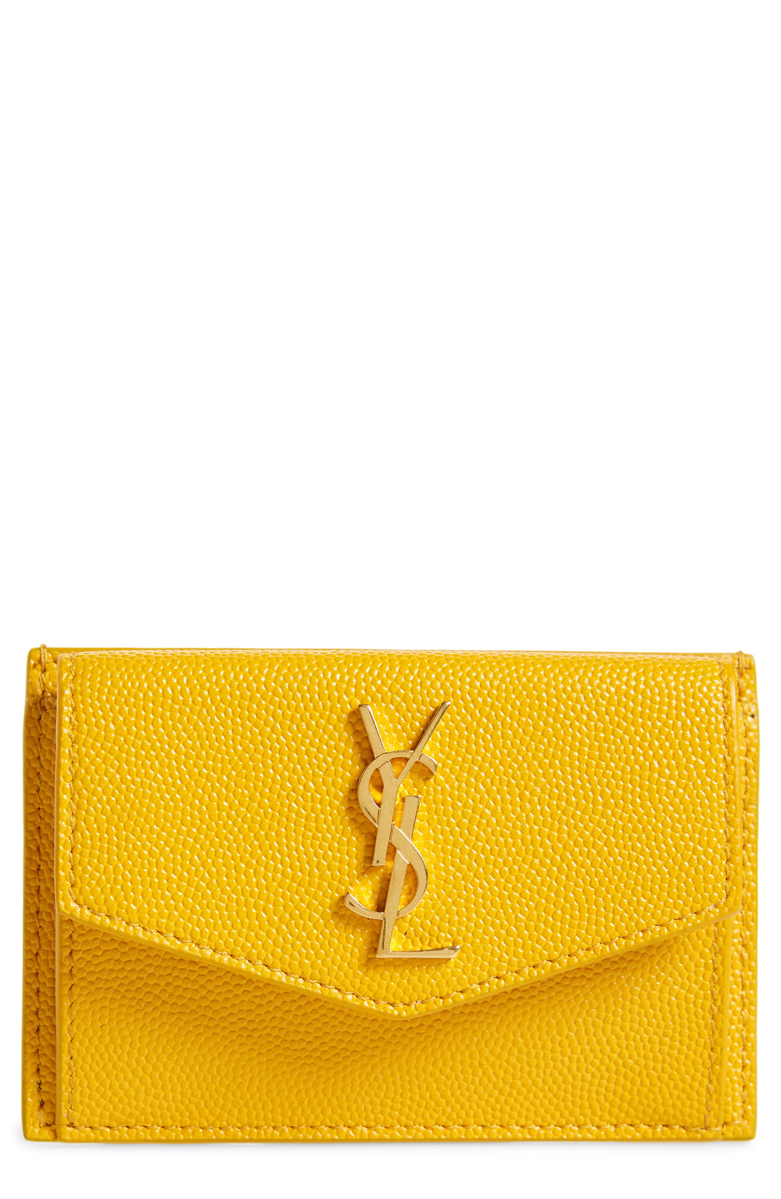 yellow womens wallet