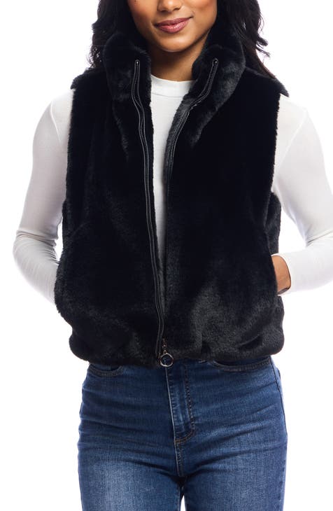 Women s Sleeveless Faux Fur Coats Nordstrom