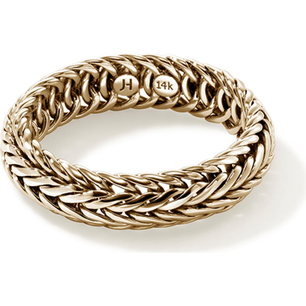 Shop John Hardy Kami Chain Ring, 6mm In Gold