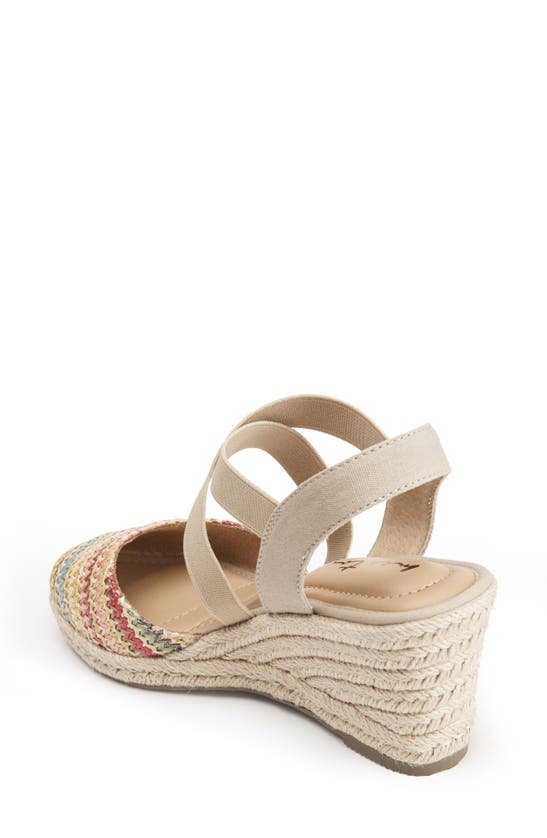 Shop Me Too Skylen Espadrille Wedge Sandal In Spring Multi