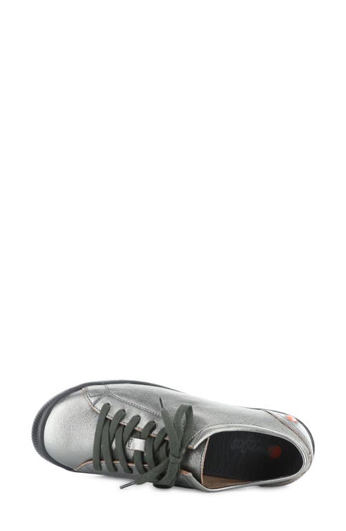 Softinos By Fly London Isla Sneaker In 644 Graphite Laminate
