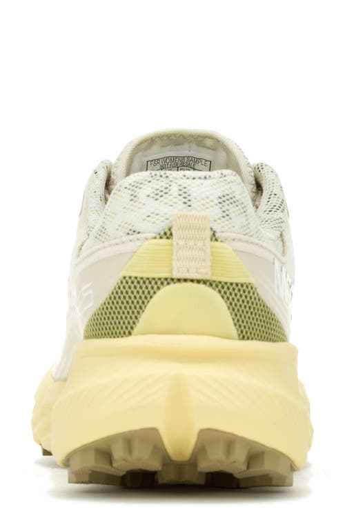 Merrell Agility Peak 5 Running Shoe In Cream