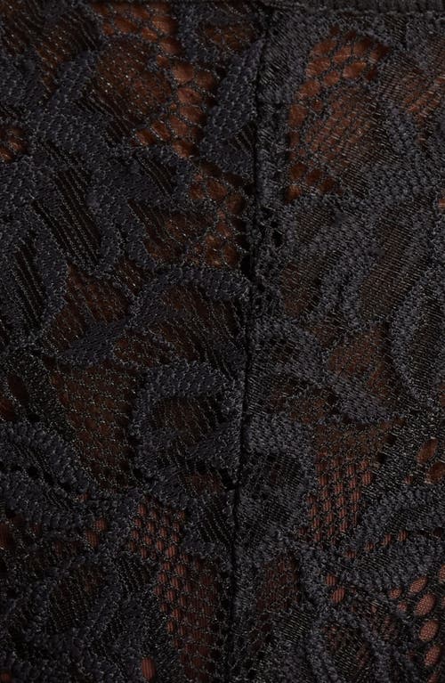 Free People Reya Lace Bikini In Black