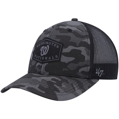 47 Cleveland Guardians Tonal Camo Trucker Adjustable Hat - Charcoal