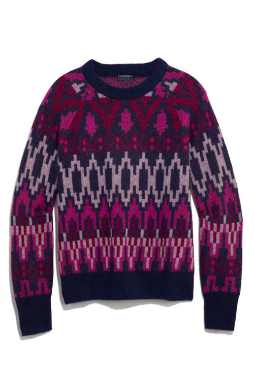 Vineyard Vines Fair Isle Alpaca & Wool Crewneck Sweater In Multi