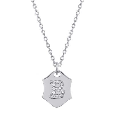 Stella + Ruby Nom De Plume Initial Pendant Necklace