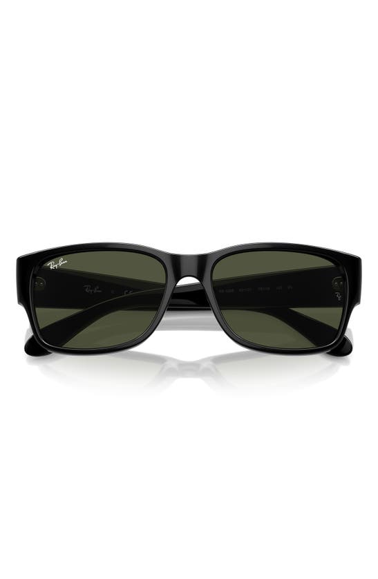 Shop Ray Ban Ray-ban 55mm Pillow Sunglasses In Black