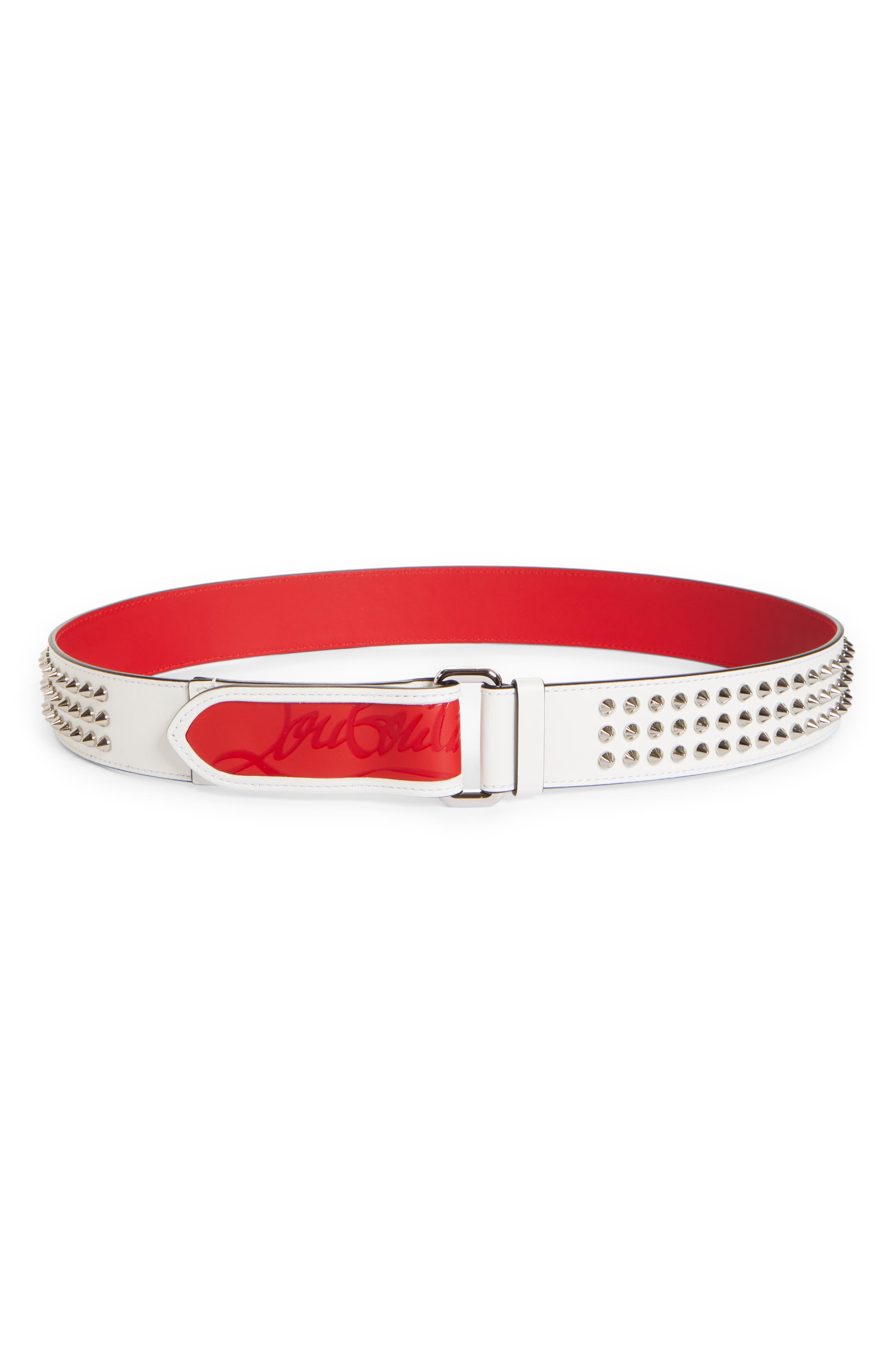 christian louboutin mens belt sale