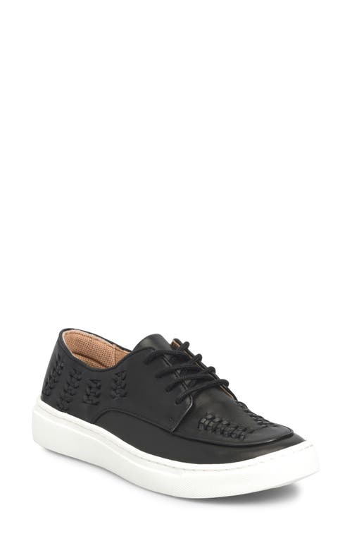 Comfortiva Thayer Apron Toe Sneaker Black at Nordstrom,