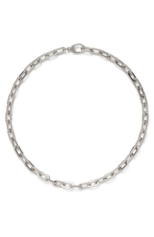 Lady Grey Octagon Chain Necklace in Silver at Nordstrom