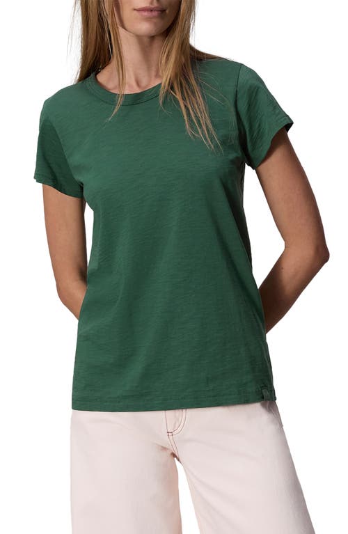 Rag & Bone The Slub Organic Pima Cotton T-shirt In Green