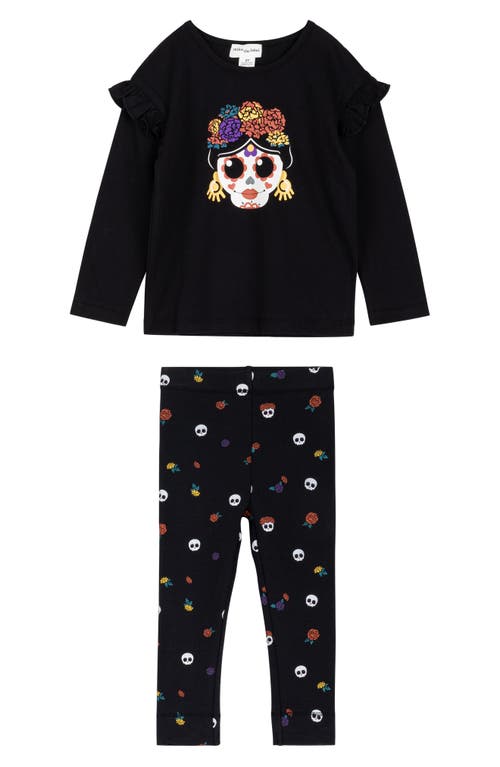 Shop Miles The Label Kids' Calaverita Glow In Black