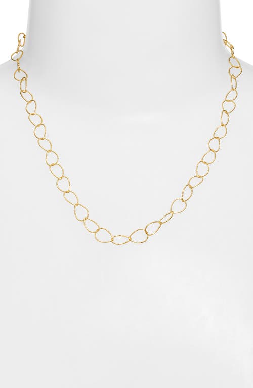 Shop Nordstrom Demi Fine Oval Curb Chain Necklace In 14k Gold Plated