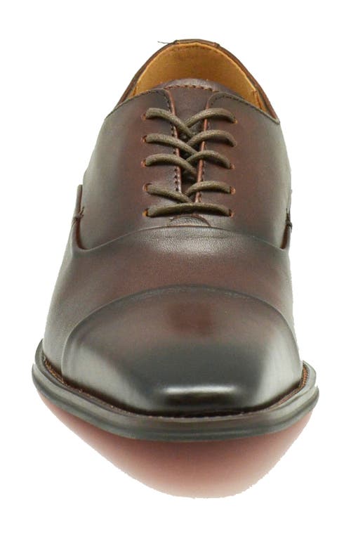 La Milano Winn Cap Toe Oxford In Brown