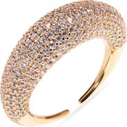 Bottega Veneta Spine Cubic Zirconia Ring | Nordstrom