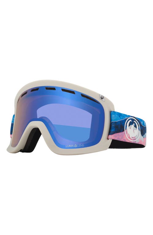Dragon D1 Otg Snow Goggles With Bonus Lens In Mtnbliss/llflashbluelldksmk