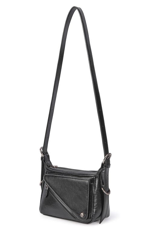 ORYANY ORYANY MOTO LEATHER CROSSBODY BAG