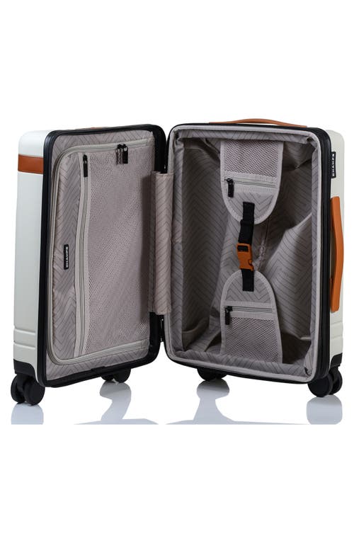 Shop Champs Vintage Iv Hardside Carry-on Suitcase In Ivory