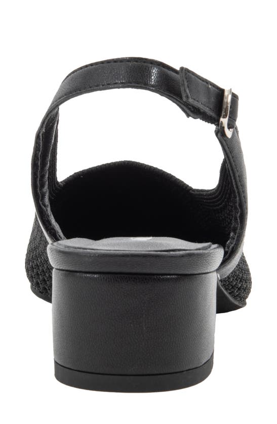 David Tate Glenna Slingback Sandal In Black