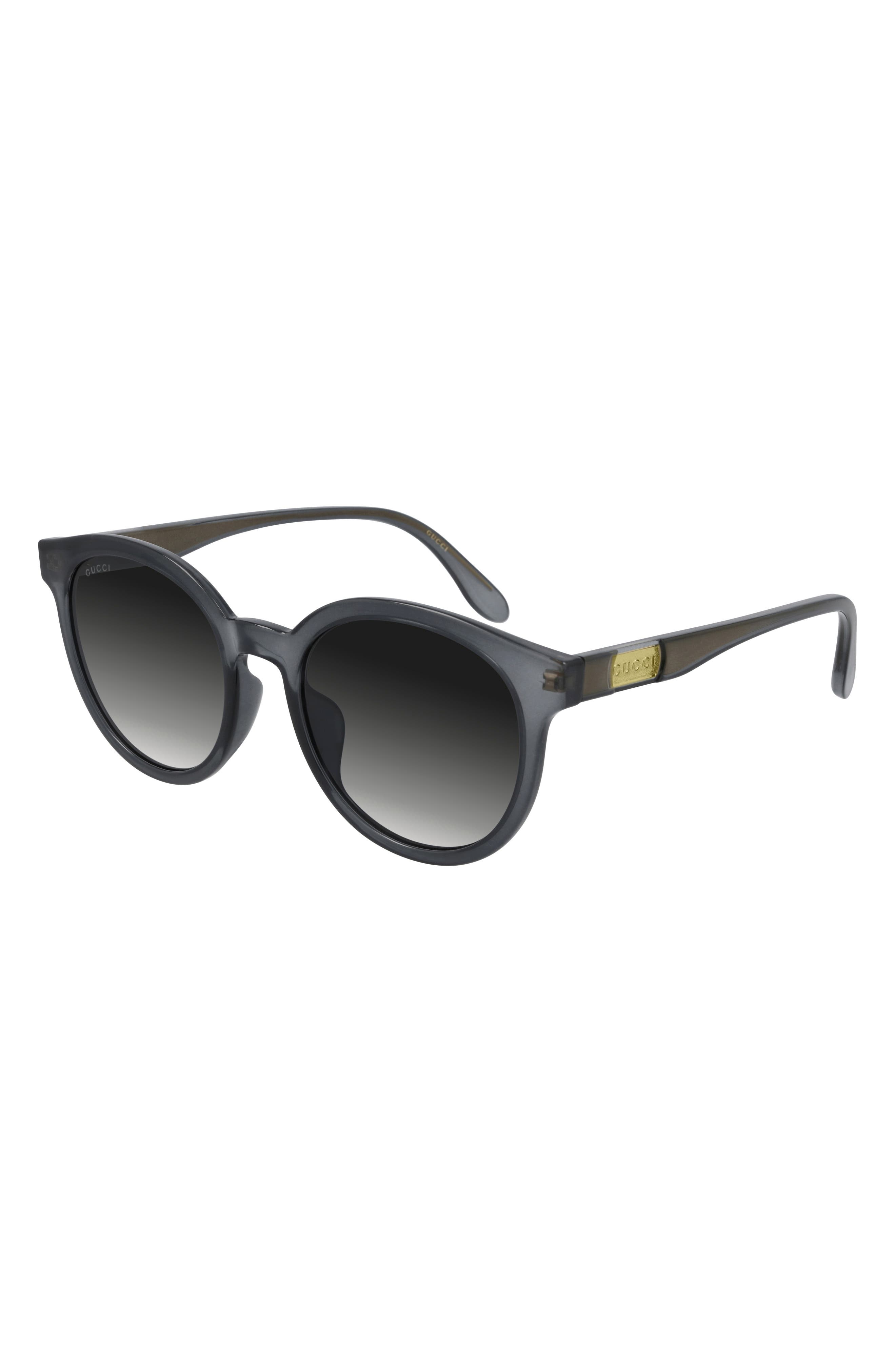 gucci grey gradient round sunglasses