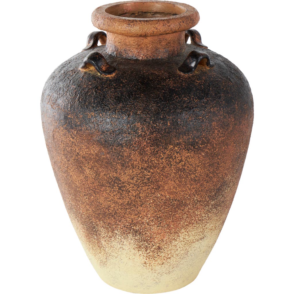 Ginger Birch Studio Oxide Vase In Copper