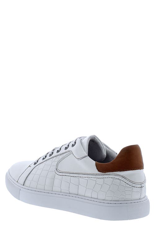 Shop Robert Graham Uffizi Sneaker In White