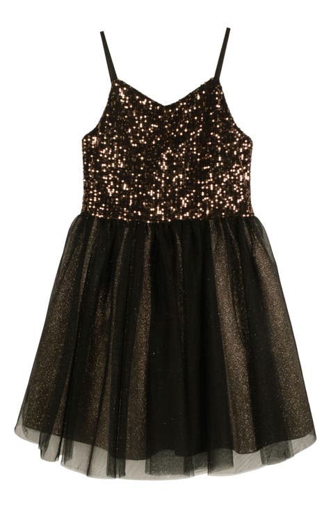 Kids' Sequin & Glitter Party Dress (Big Kid)