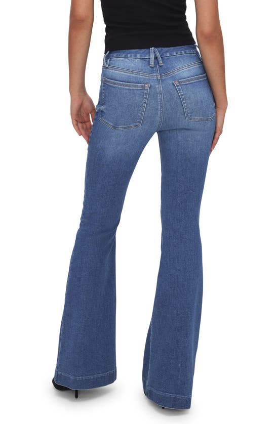 GOOD AMERICAN GOOD AMERICAN GOOD LEGS HIGH WAIST FLARE JEANS